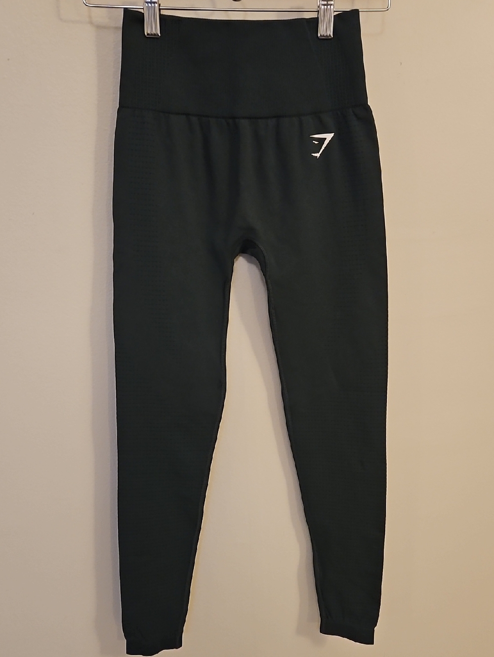 Gymshark Womens Dark Green High-Waist Leggings